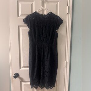 Elegant Black Lace Dress